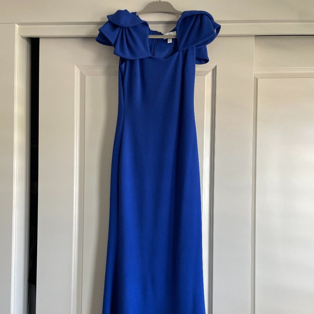 Formal Royal Blue Belle Badgley Mischka Maxi Dress